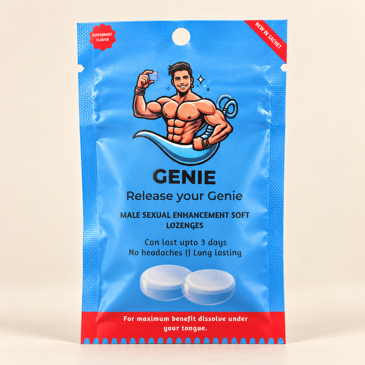 Genie sachet studio product image